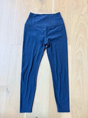 Beyond Yoga spacedye high waist midi leggings in nocturnal navy